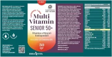 MULTI VITAMIN SENIOR 50+ doplněk stravy - multivitamin pro dospělé - senior