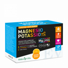 Magnesio potassio + vitamina C gusto arancia doplněk stravy - energie