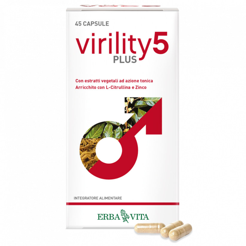 VIRILITY 5 PLUS doplněk stravy - erekce, potence